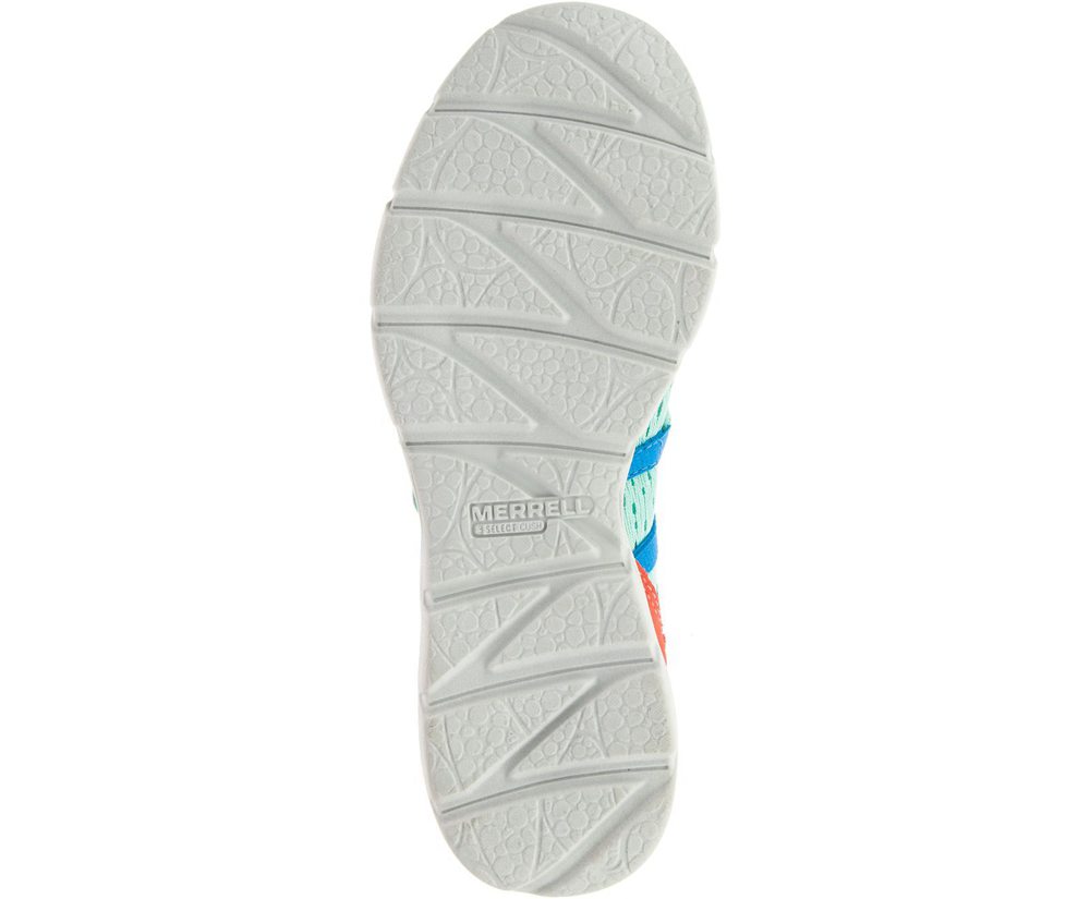 Merrell Sneakers Dame - Flora Kindred - Mintgrønne/Orange - HJG170582